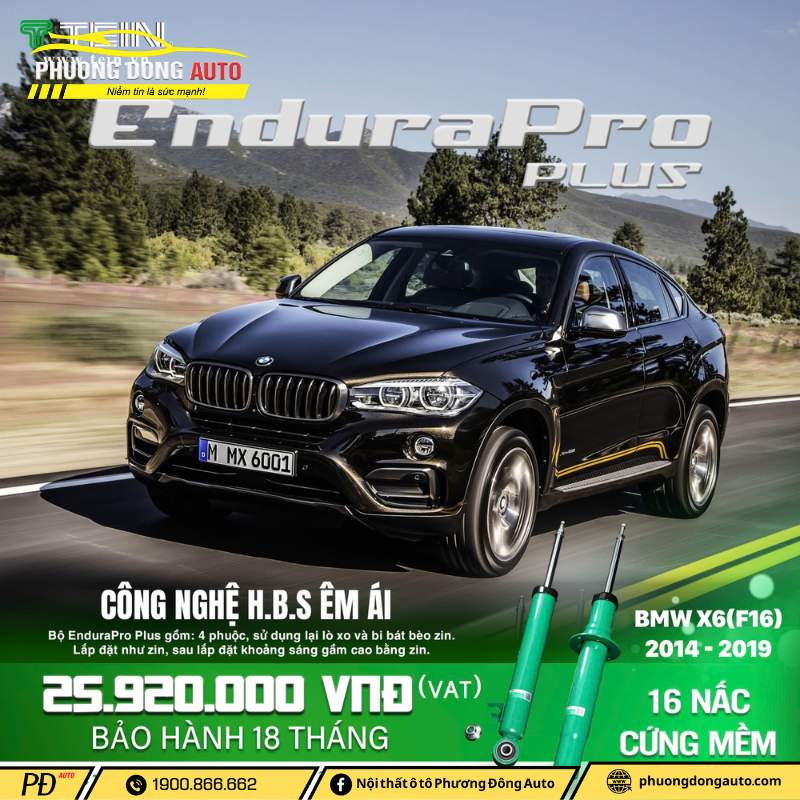 Phuộc nhún BMW X6 F16 2014-2019 EnduraPr...