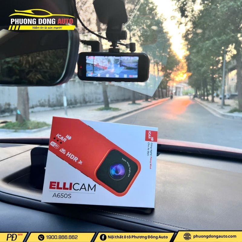 Review Camera Hành Trình Ellicam A650S -...