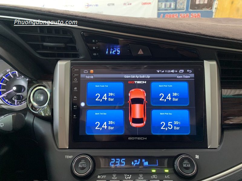 Cảm biến áp suất lốp Android | TPMS màn ...