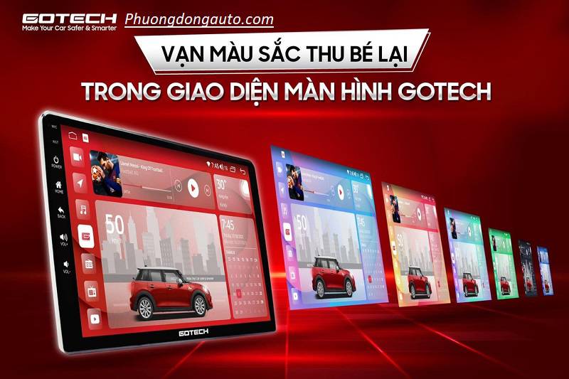 Màn android cho Kia Seltos tốt nhất – Gotech GT8 Max